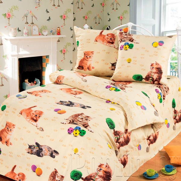 Усатый полосатый / комплект 1,5 спальный