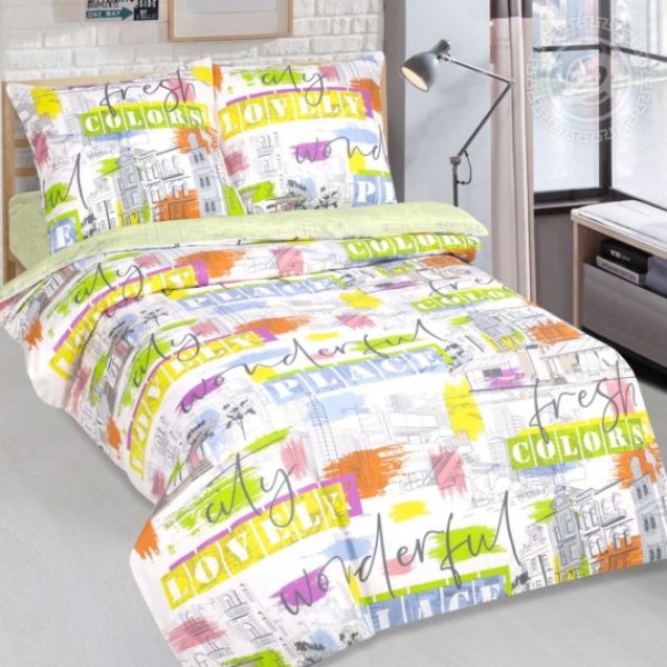 Краски города / комплект 1,5 спальный