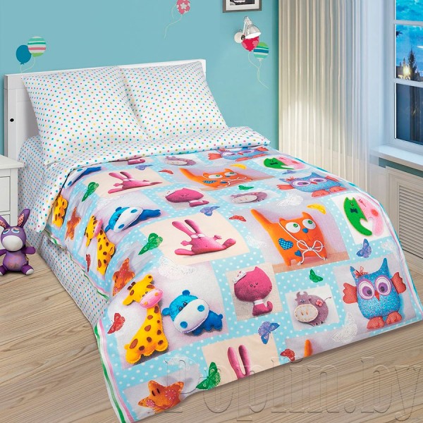 Плюшевый мир / комплект 1,5 спальный