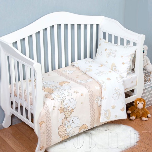 Медвежата/ комплект детский (в кроватку)