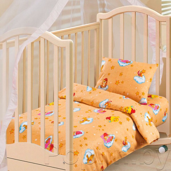 Облачко желтое / комплект детский (в кроватку)